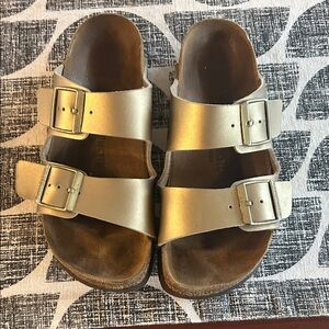 Birkenstock Gold Women's Sandals with Buckles
